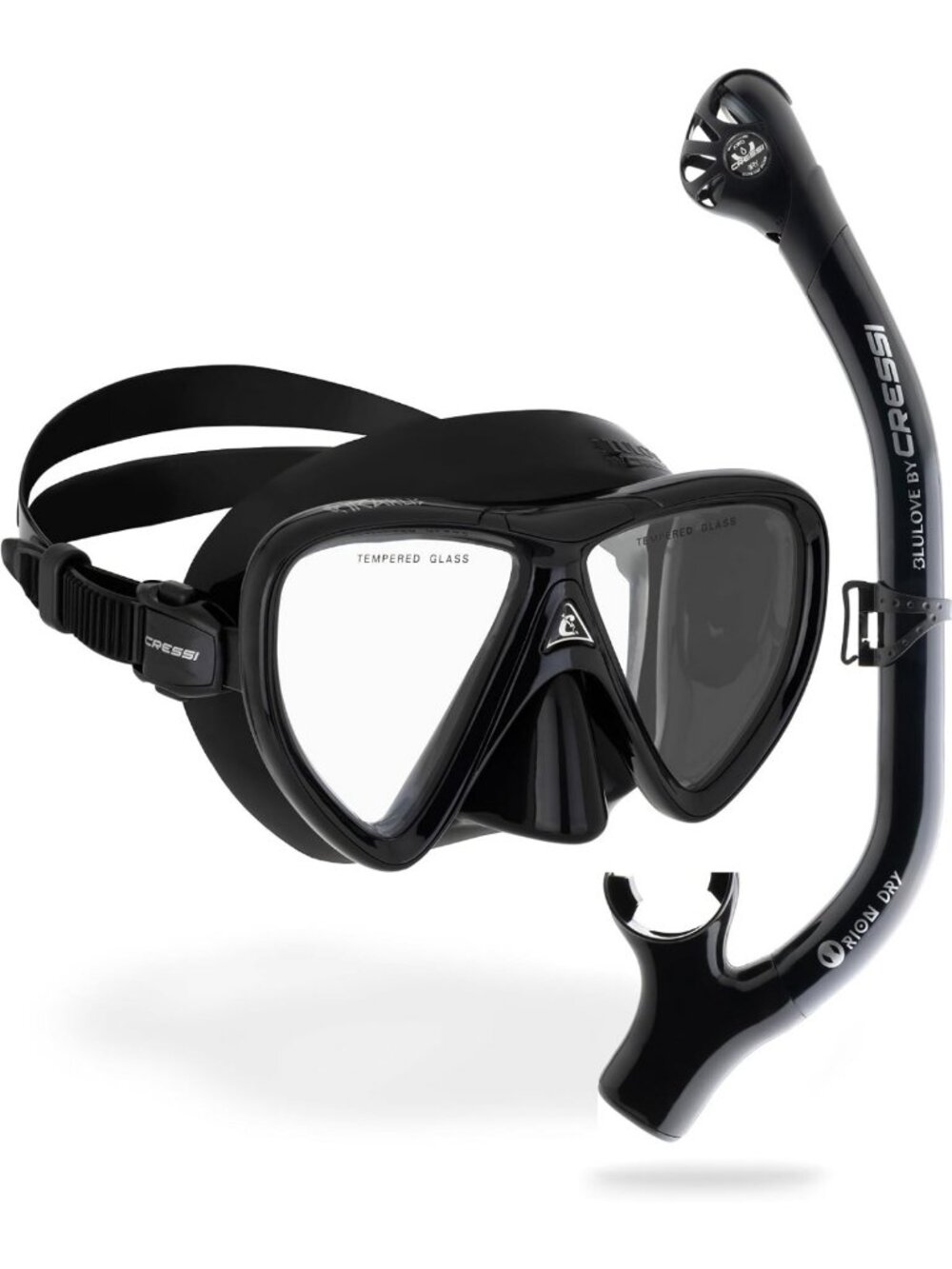 Adult Snorkeling Kit with Mask & Dry Snorkel - Quality Gear for Underwater